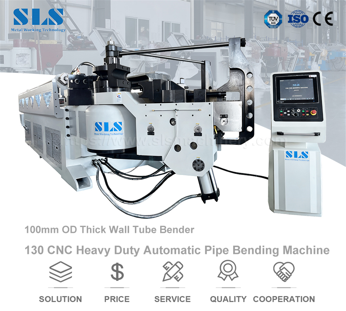 X-130CNC. 007.Heavy‑Duty 3A‑1S Large Tube Bender X-130CNC. 007.Dobladora de tubos grande 3A‑1S de servicio pesado