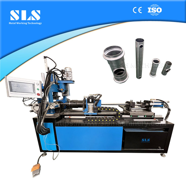 BP-50 Tipo Máquina de perforación de collar de metro automático | Máquina de brida de tubo de acero inoxidable CNC para el proceso de formación de ramas tubulares