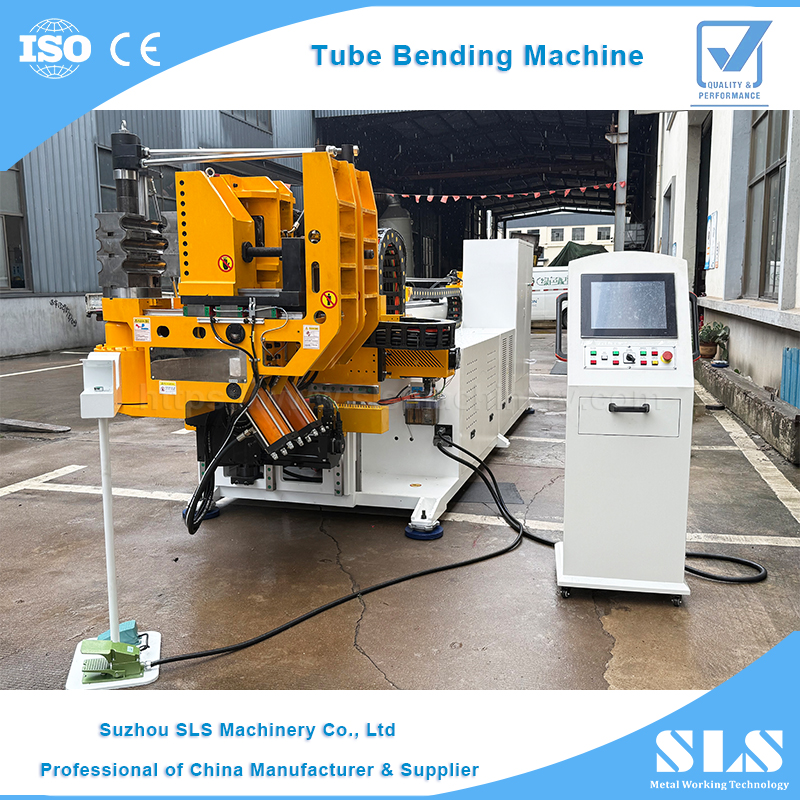Máquina de flexión de tuberías automáticas económicas | Bender del tubo CNC - 76 Modle 5 eje 3 capas muere con empuje curvado