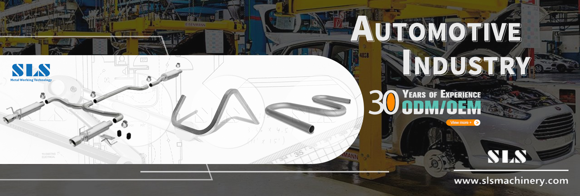 配图 .01. La aplicación de máquinas de flexión de tubos CNC en la industria automotriz