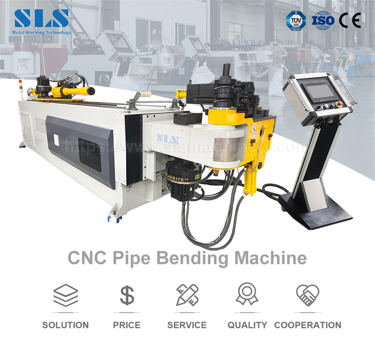 Máquina de flexión de tuberías CNC