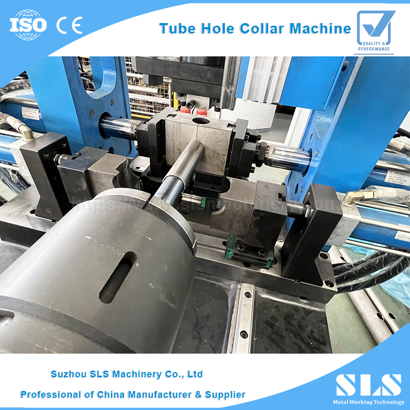 BP-50 Tipo Máquina de perforación de collar de metro automático | Máquina de brida de tubo de acero inoxidable CNC para el proceso de formación de ramas tubulares