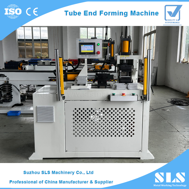 Condenser Intercambiador de calor Tubo de cobre End Máquina de formación | Equipo de reducción de tubería tubular de aluminio SS - TM -25NC 