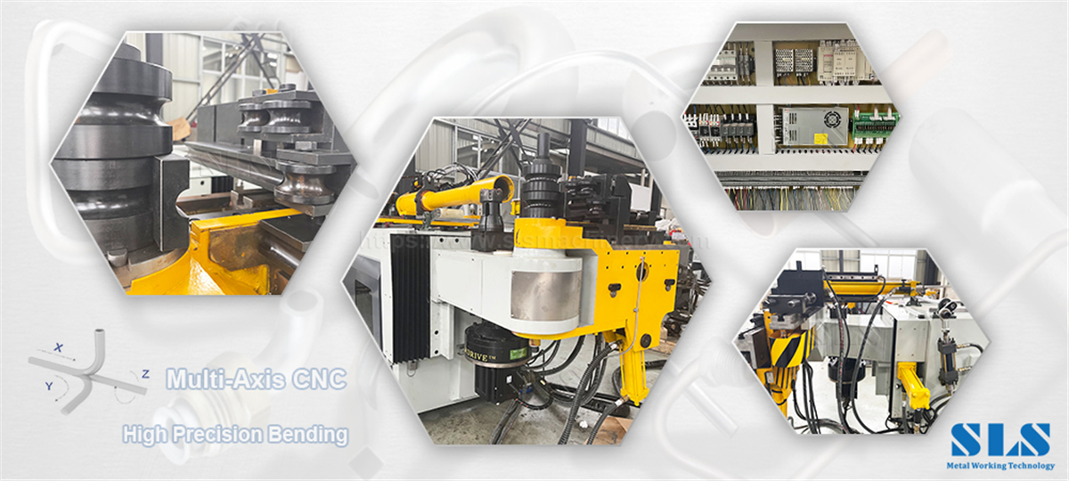 Flexión de alta precisión de CNC de múltiples eje