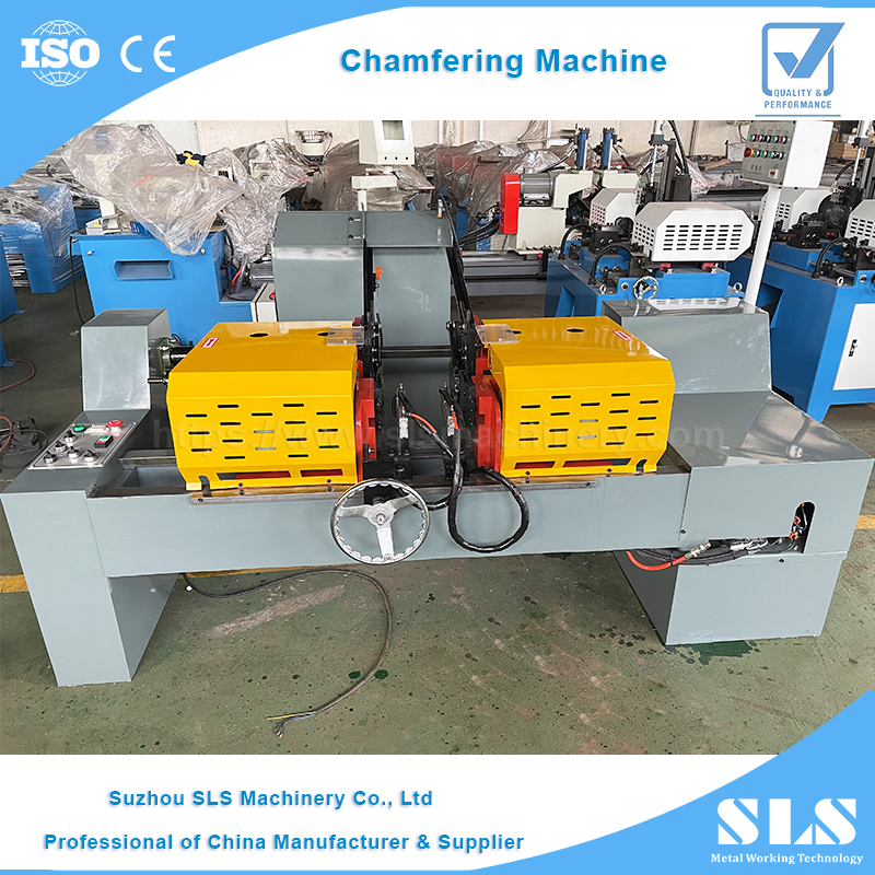 Máquina de chaflán de cabezales dobles de SLS | Soluciones automáticas para Barras de suavizado de Tube DeBur/barras de varilla sólida y tuberías