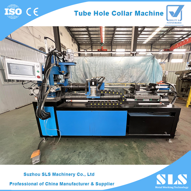 BP-50 Tipo Máquina de perforación de collar de metro automático | Máquina de brida de tubo de acero inoxidable CNC para el proceso de formación de ramas tubulares