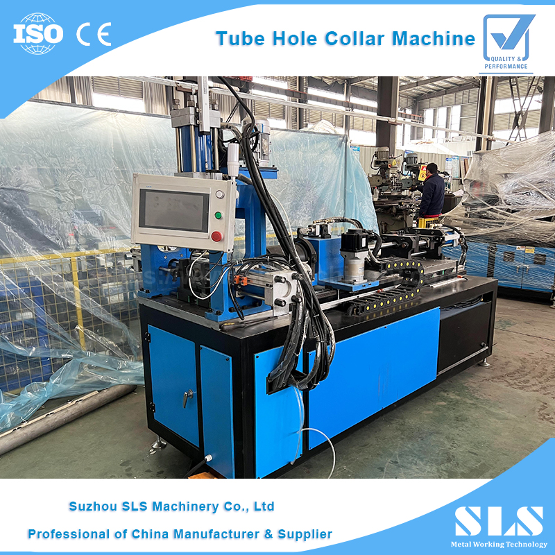 BP-50 Tipo Máquina de perforación de collar de metro automático | Máquina de brida de tubo de acero inoxidable CNC para el proceso de formación de ramas tubulares