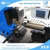 Tubo de acero metálico Angulgo de tubo hidráulico Notcher Notcher Tipeut Tipe End Arc Punching and Notching Machine