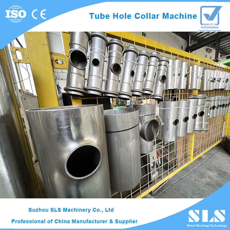 BP-50 Tipo Máquina de perforación de collar de metro automático | Máquina de brida de tubo de acero inoxidable CNC para el proceso de formación de ramas tubulares