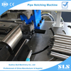 Tubo de acero metálico Angulgo de tubo hidráulico Notcher Notcher Tipeut Tipe End Arc Punching and Notching Machine
