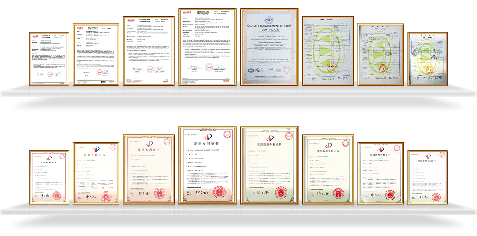 SLS Machinery - Certificado