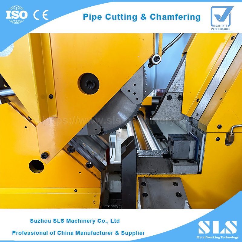 Máquina de corte de tubería y chaflán de tubería CNC de precisión CNC de SLS | La línea de producción completa de las soluciones de corte de tubo