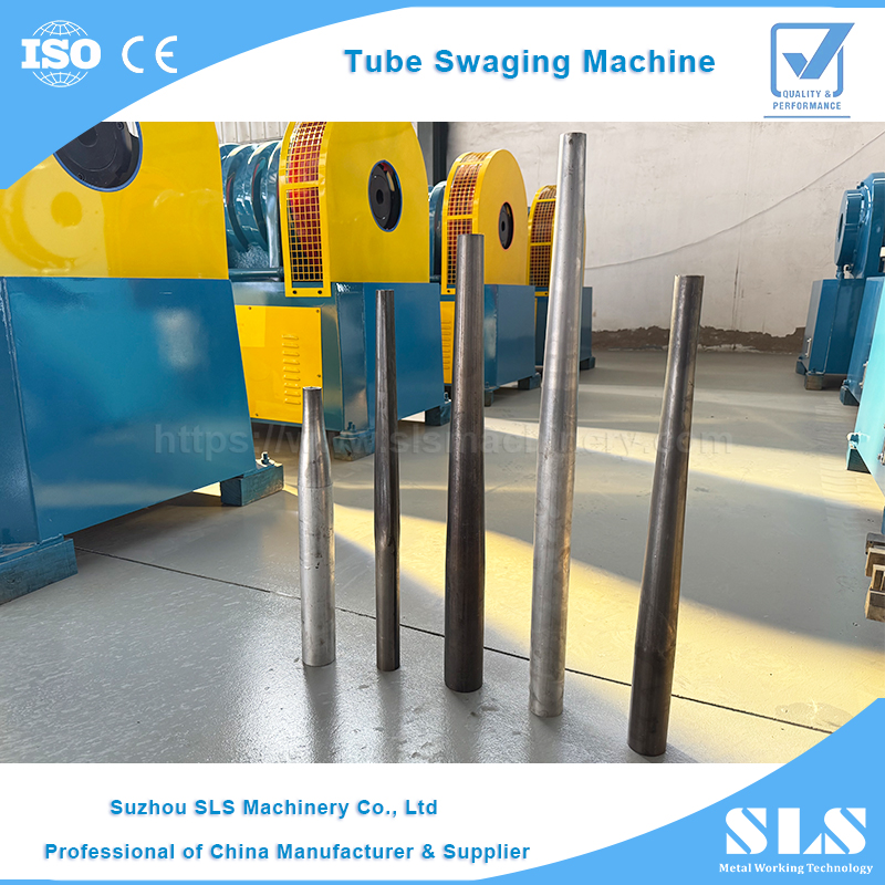 Reducción del extremo del tubo de metal TF -50CNC - Máquina automática de giro giratorio para 1 2 3 4 5 pulgadas Tipe Tapered Forming
