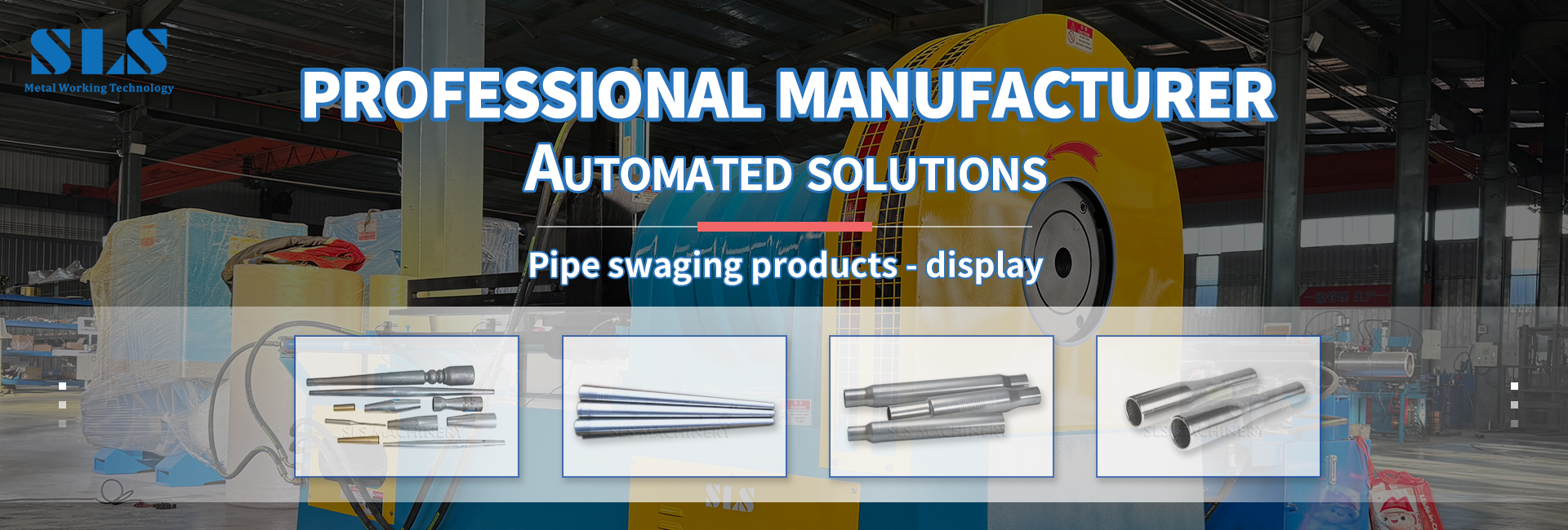 Productos de swing. Reducción del extremo del tubo. tubería de tubería. SLSS Automated Integrated Solutions