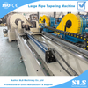 TP-160NC Máquina formadora de tubos grandes y enormes | Punta de cono de estampado de extremo de tubo de metal para fabricación de pilotes de tornillo de tierra