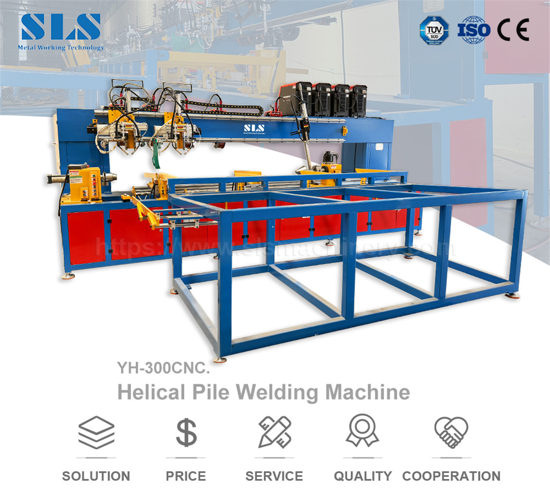 M&aacute;quina de soldadura de pilotes helicoidales. X-YH-300CNC.007